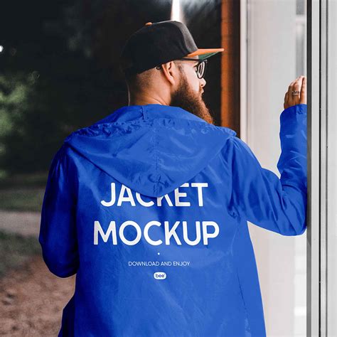 Jacket Back View Mockup