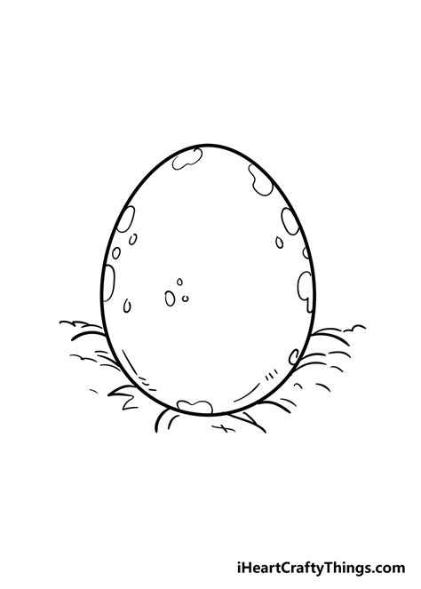 Egg Drawing - How To Draw An Egg Step By Step