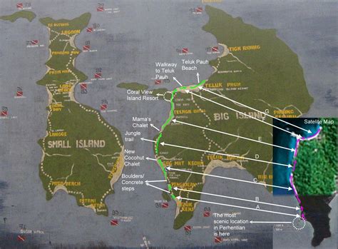 Perhentian Islands Malaysia Map