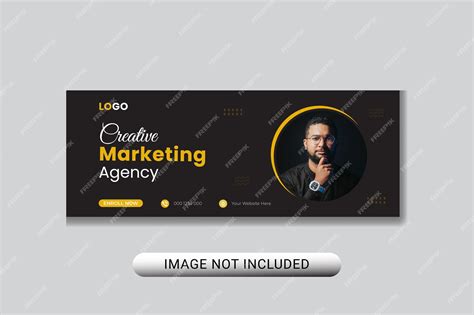 Premium Vector | Business promotion and creative facebook cover template Design