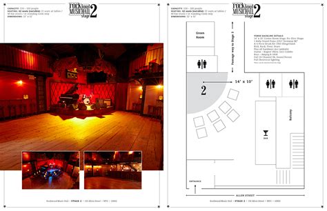 Rockwood Music Hall: Venue Package on Behance