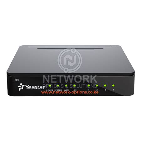 Yeastar S20 VoIP PBX System for 20 Users - Network Options