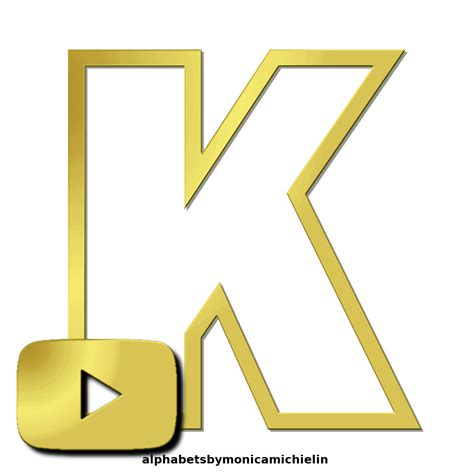 M. Michielin Alphabets: GOLDEN YOUTUBE LOGO ALPHABET AND ICONS PNG