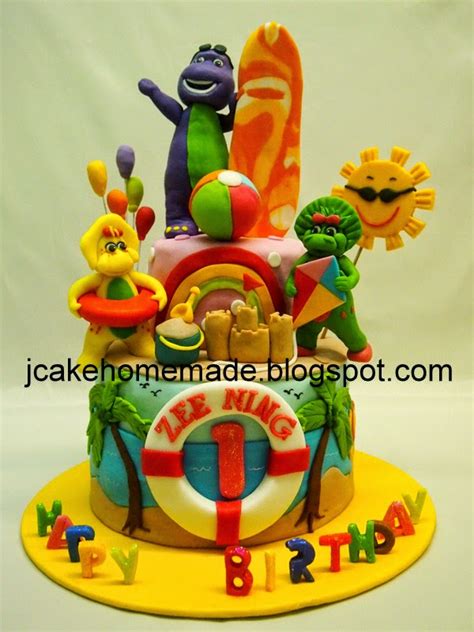 Jcakehomemade: Barney and friends birthday cake 巴尼和朋友蛋糕