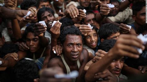 Three killed in stampede for aid near Rohingya refugee camp - CNN