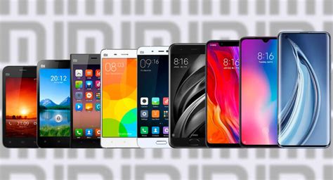 Xiaomi flagship evolution — All smartphones in the "Mi" lineup