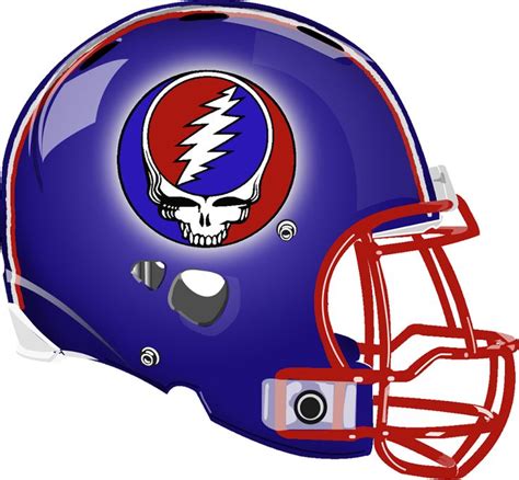 Grateful Dead Helmet from a Fantasy Football League | Football helmets, Helmet, Fantasy football ...