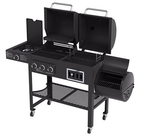 Smoke Hollow 3500 Gas/Charcoal/Smoker Grill with Side Burner: Amazon.ca: Patio, Lawn & Garden