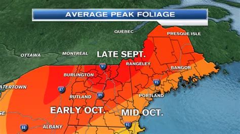 New England Fall Foliage Map – When Will You See The Best Colors?