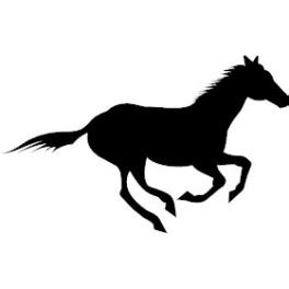 Running Horse Decal - Tribal Signs