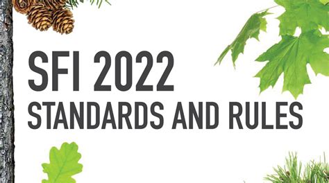 SFI officially launches 2022 updated standards - Wood BusinessWood Business