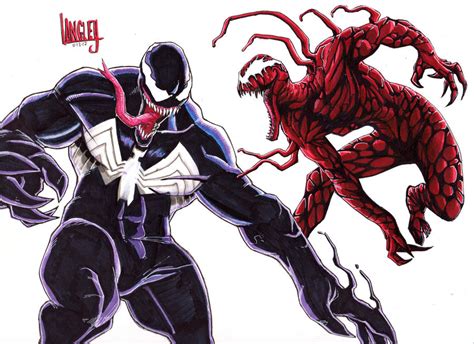 Venom vs. Carnage!! by LangleyEffect on DeviantArt