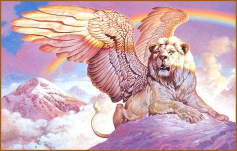 wings on a lion | Lion With Wings - fantasy creatures wallpaper image | Everything Out | Lion ...