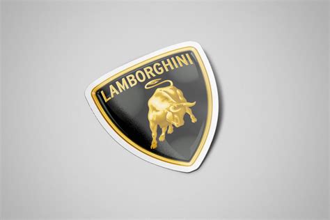 Lamborghini Logo Lambo Sticker Emblem Diecut Sticker - Etsy