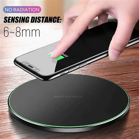 Universal QI Wireless Fast Charging Pad USB Charger Pad Mobile Phone ...