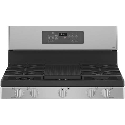 GE Profile Dual-Fuel Range - Wifi Connectivity - Convection - 30-in - Stainless Steel ...