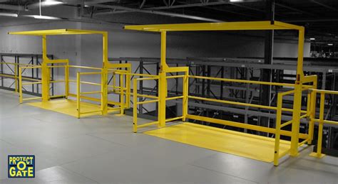 Mezzanine Safety Gate – ‘Clear-Height’ Industrial Safety Gates – Fall ...