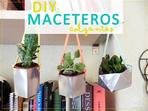 Recetas fáciles, manualidades y DIY: DIY: Maceteros colgantes