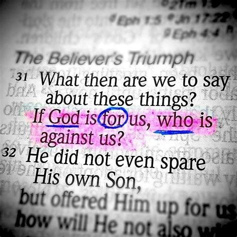 God is for us