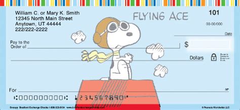 Snoopy Personal Checks - PChecks.com