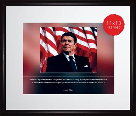 Ronald Reagan Photo Picture Poster or Framed Quote It | Etsy