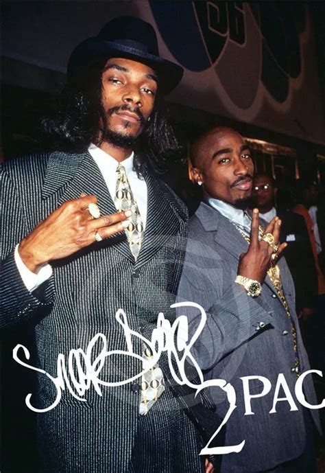 2PAC snoop dogg custom Canvas Fabric Poster Home Office Living Room Decor-in Wall Stickers from ...