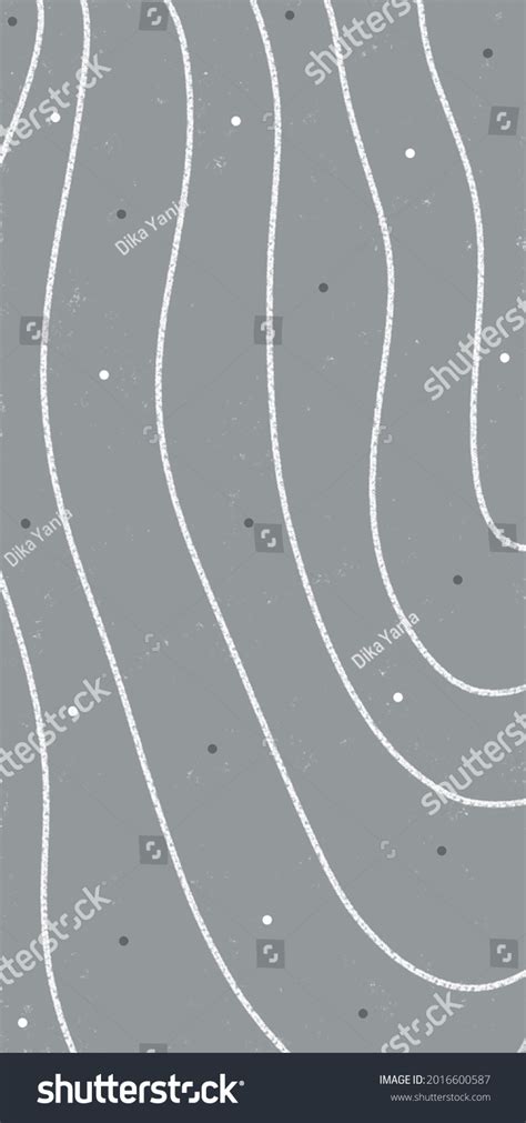 Grey Line Art Abstract Wallpaper Stock Illustration 2016600587 | Shutterstock