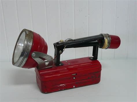 Vintage Flashlight Torch Lamp with Beacon by NewLifeVintageRVs