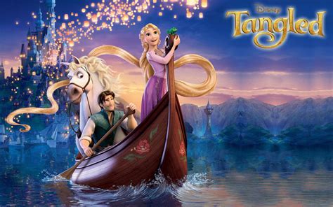 Rapunzel, Flynn, Pascal and Maximus in boat - Tangled Photo (18021317) - Fanpop