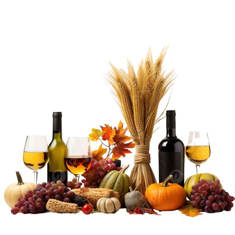 Autumn Harvest Festival And Thanksgiving Day Table Setting, Dinner ...