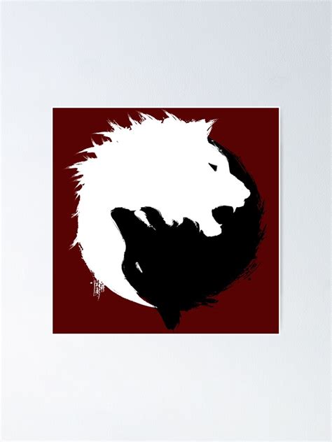 "The Wolf and The Lion" Poster for Sale by Mecasrior76 | Redbubble