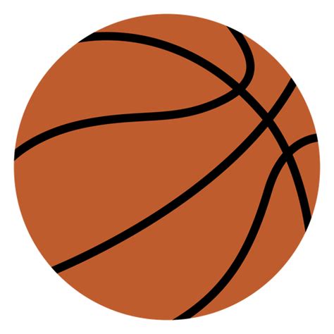 Basketball Ball Flat Design PNG & SVG Design For T-Shirts