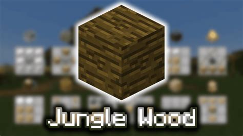 Jungle Wood - Wiki Guide - 9Minecraft.Net