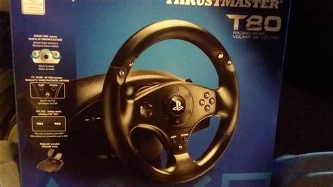 Thrustmaster T80 Racing Wheel Unboxing And Setup - YouTube