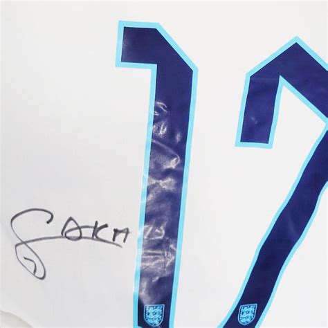 Bukayo Saka Signed Authentic England Home Soccer Jersey (JSA) — RSA