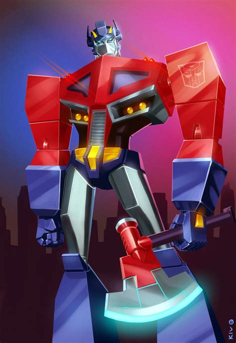 Transformers Animated - Optimus Prime by Decepticoin on DeviantArt