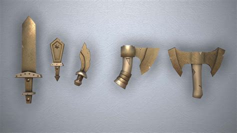 Small Weapons Collection in Props - UE Marketplace