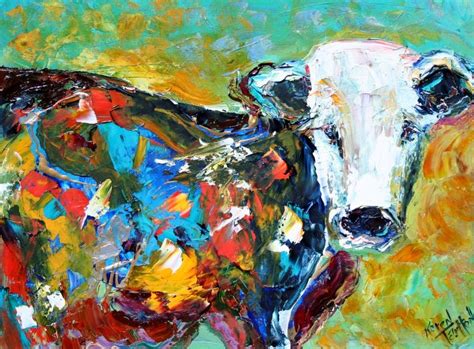 Karen Tarlton: Abstract cow