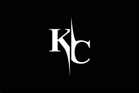 KC Monogram Logo V5 By Vectorseller | TheHungryJPEG