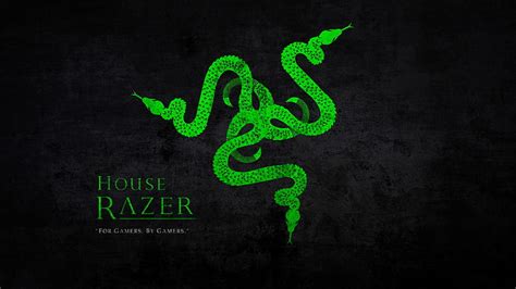 HD wallpaper: Razer logo, 2K, Razer Inc., green, snake, logotype ...