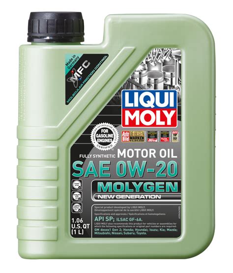 LIQUI MOLY 1L Molygen New Generation 0W-20 20436 | Generation, Motor oil, Oil change