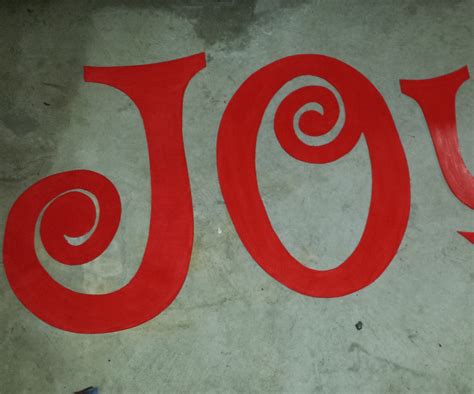 JOY Christmas Decoration - Instructables