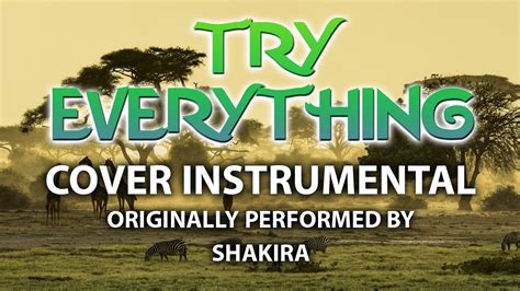 Try Everything (Cover Instrumental) [In the Style of Shakira] - YouTube