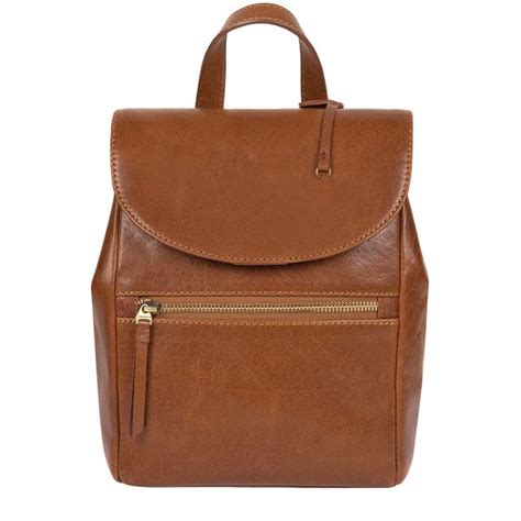 Tan Leather Backpack