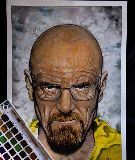 Original Painting of Walter White Netflix Breaking Bad - Etsy