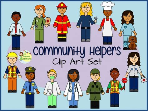 Community helpers clipart free - Clip Art Library | Community helpers, Helper jobs, Clip art