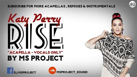 Katy Perry | Rise (vocal only) - multitrack master | isolated tracks ...