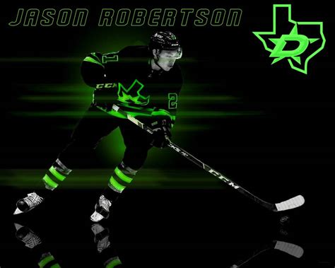 Download Jason Robertson Dallas Stars Player Poster Wallpaper ...