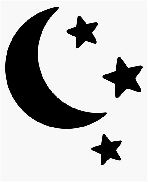 Moon Stars - Star And Moon Clipart, HD Png Download , Transparent Png ...