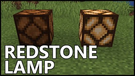 Redstone Lamp Minecraft Recipe